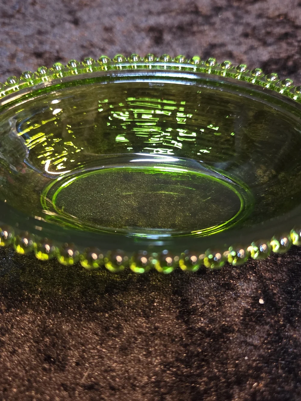 Green Hen on a Nest Unbranded Acrylic (Plastic) Measures 5 Inches Long